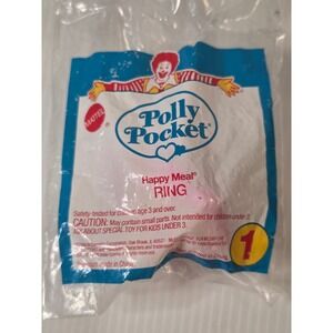 Vintage 1994 Polly Pocket McDonalds Happy Meal Ring Toy 1 Sealed New Mattel